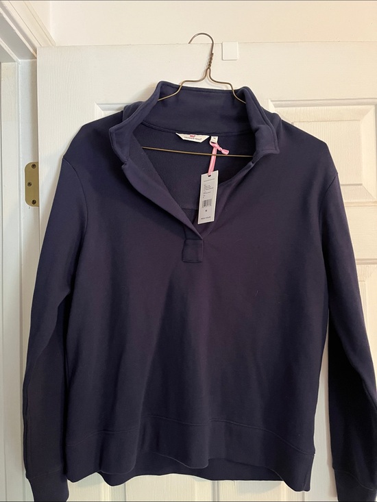 Vineyard Vines Tops - Vineyard Vines Navy Quarter-Zip Pullover